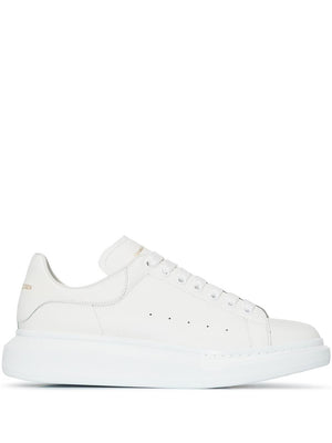 ALEXANDER MCQUEEN Men's White Oversized Lace-Up Sneakers for FW23