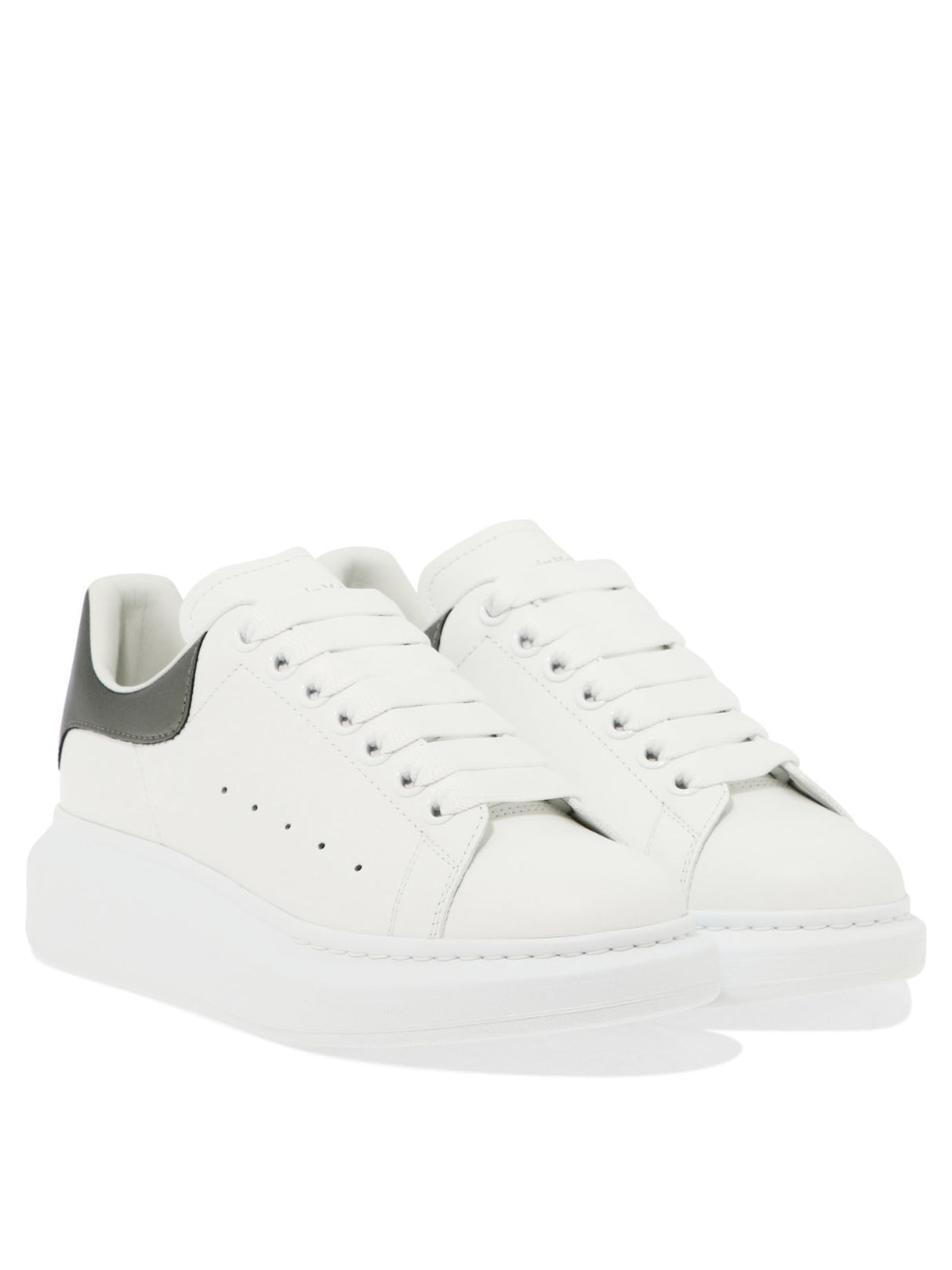 ALEXANDER MCQUEEN Oversized Leather Sneakers for Women