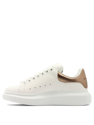 ALEXANDER MCQUEEN Stylish and Trendy Oro Rosa Oversized Leather Sneakers for Women - FW23