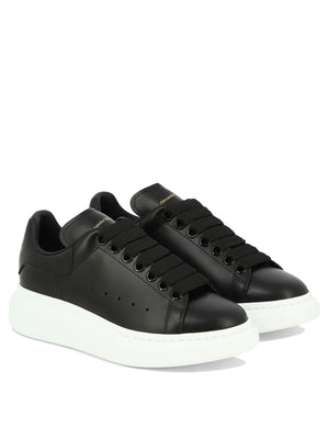 ALEXANDER MCQUEEN Fashion Forward Black Lace-up Sneakers for Women - FW23 Collection