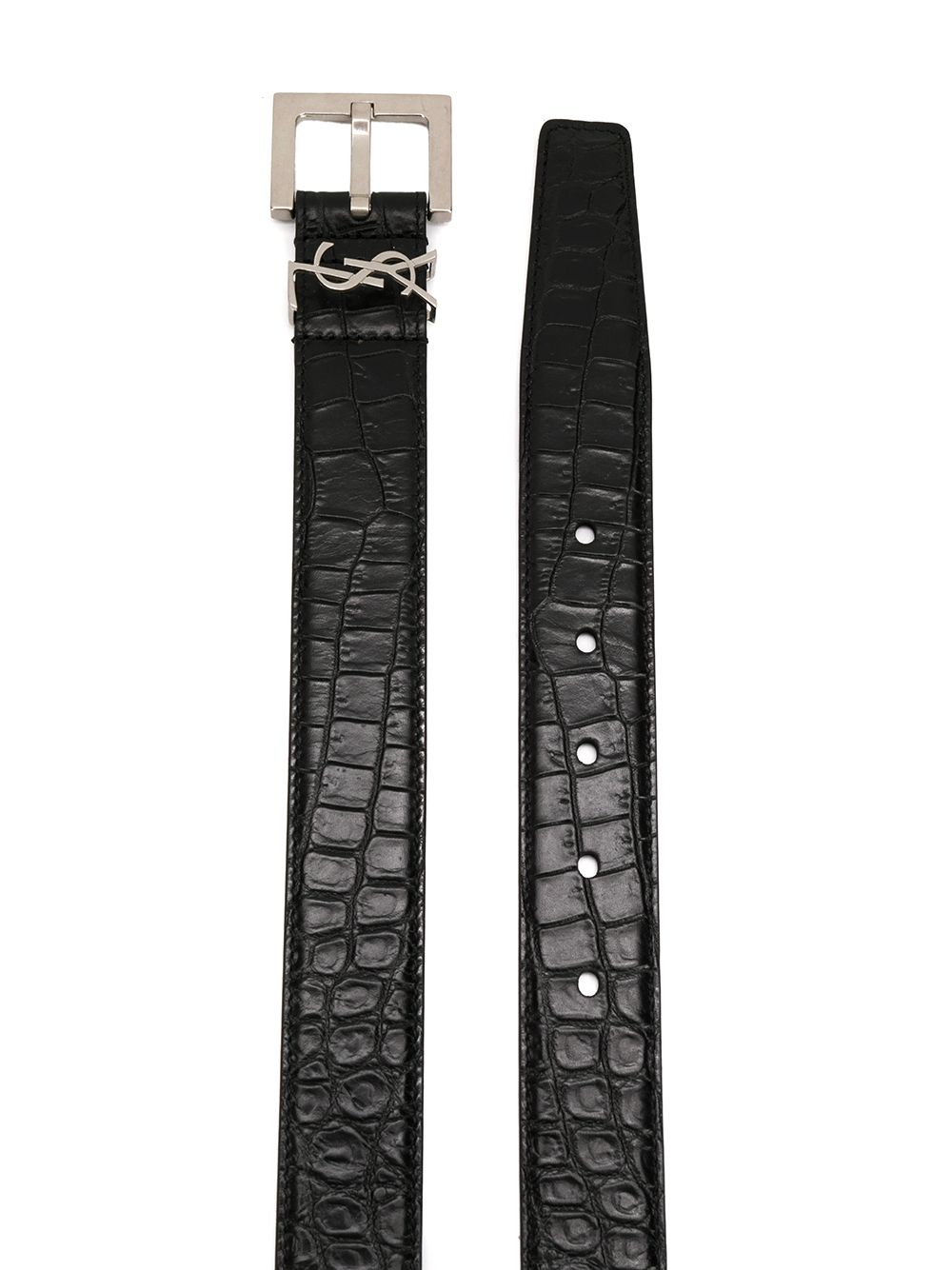 SAINT LAURENT Classic Calf Leather Belt for Men