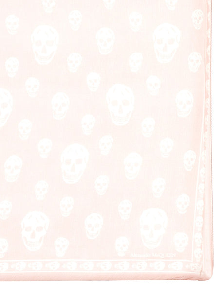 ALEXANDER MCQUEEN Classic Skull Scarf - Handsewn Tubular Profiles