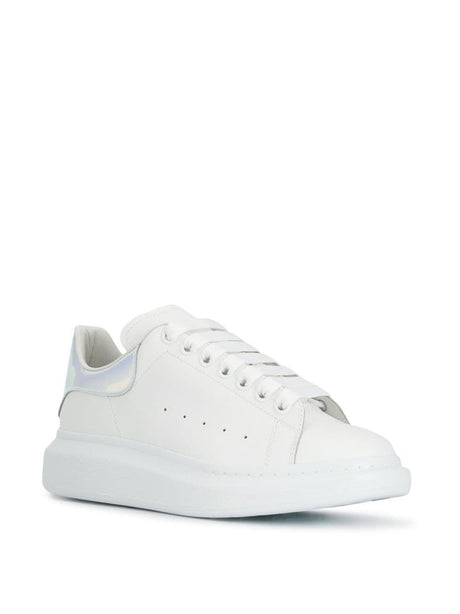 ALEXANDER MCQUEEN White and Shock Pink Sneakers for Men - SS23 Collection