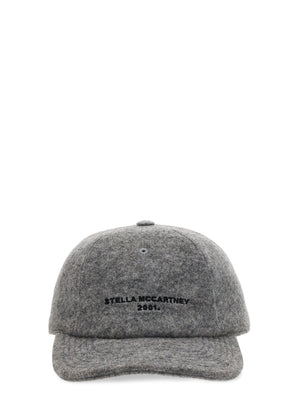 STELLA MCCARTNEY Classic Embroidered Baseball Hat with Hard Visor