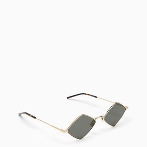 SAINT LAURENT Diamond Shaped Gold-Tone Metal Sunglasses