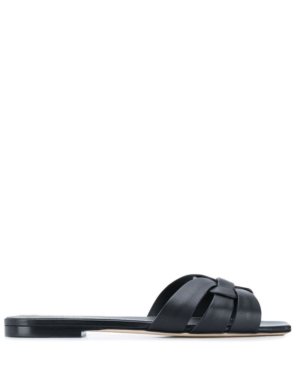 SAINT LAURENT 24SS Women's Sandals - Black Mule/Slipper Combo