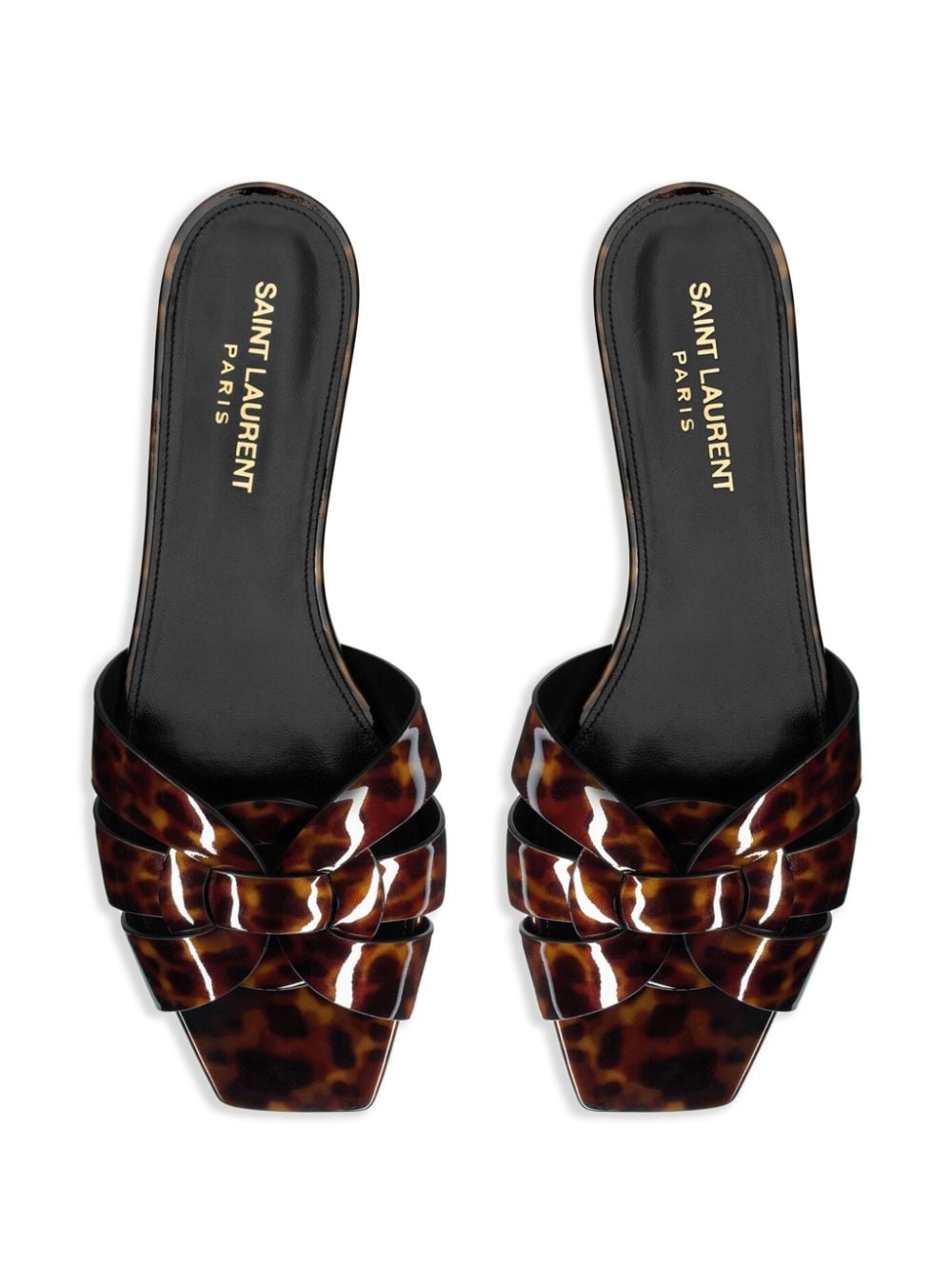 SAINT LAURENT 24SS Women's Brown Strappy Sandals