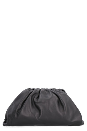 BOTTEGA VENETA Fashionable Black Leather Clutch for Women - FW21 Collection