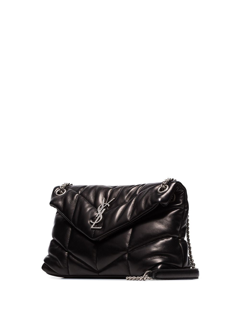 SAINT LAURENT Mini Luxe Puffer Handbag