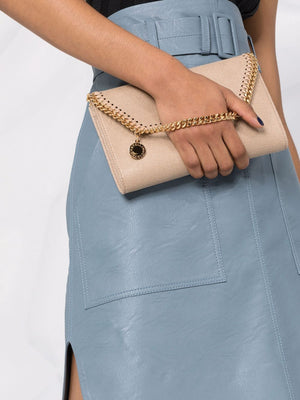 STELLA MCCARTNEY Chic Beige Mini Crossbody with Eco-Conscious Design