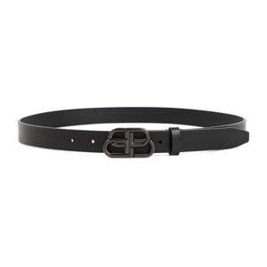 BALENCIAGA Black Thin Belt for Women