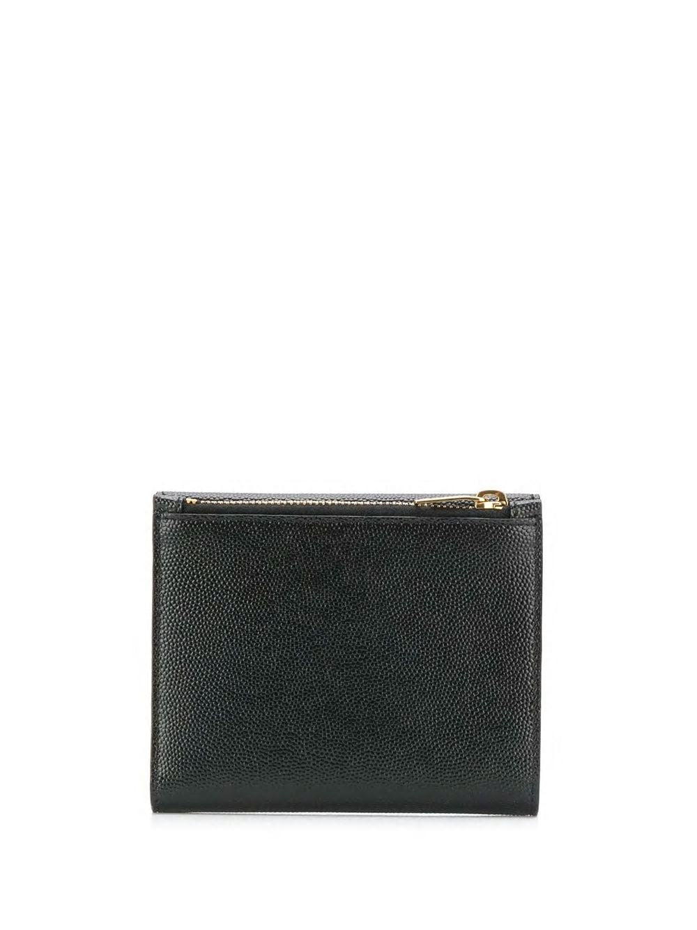 Elegant Compact Wallet for Women in Calfskin Leather