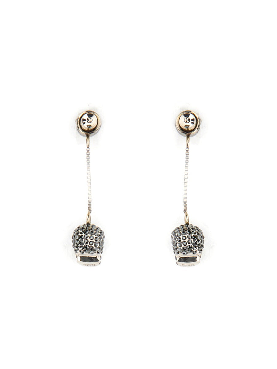 ALEXANDER MCQUEEN Skull Earrings with Intricate Detailing