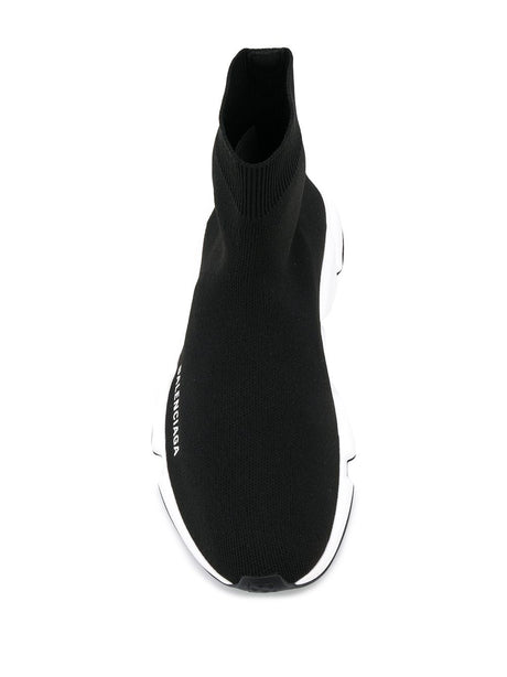 BALENCIAGA Black Almond Toe Speed Sneaker for Women - SS24 Collection