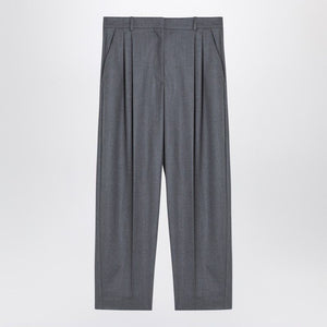 STELLA MCCARTNEY Chic Light Grey Wool Trousers