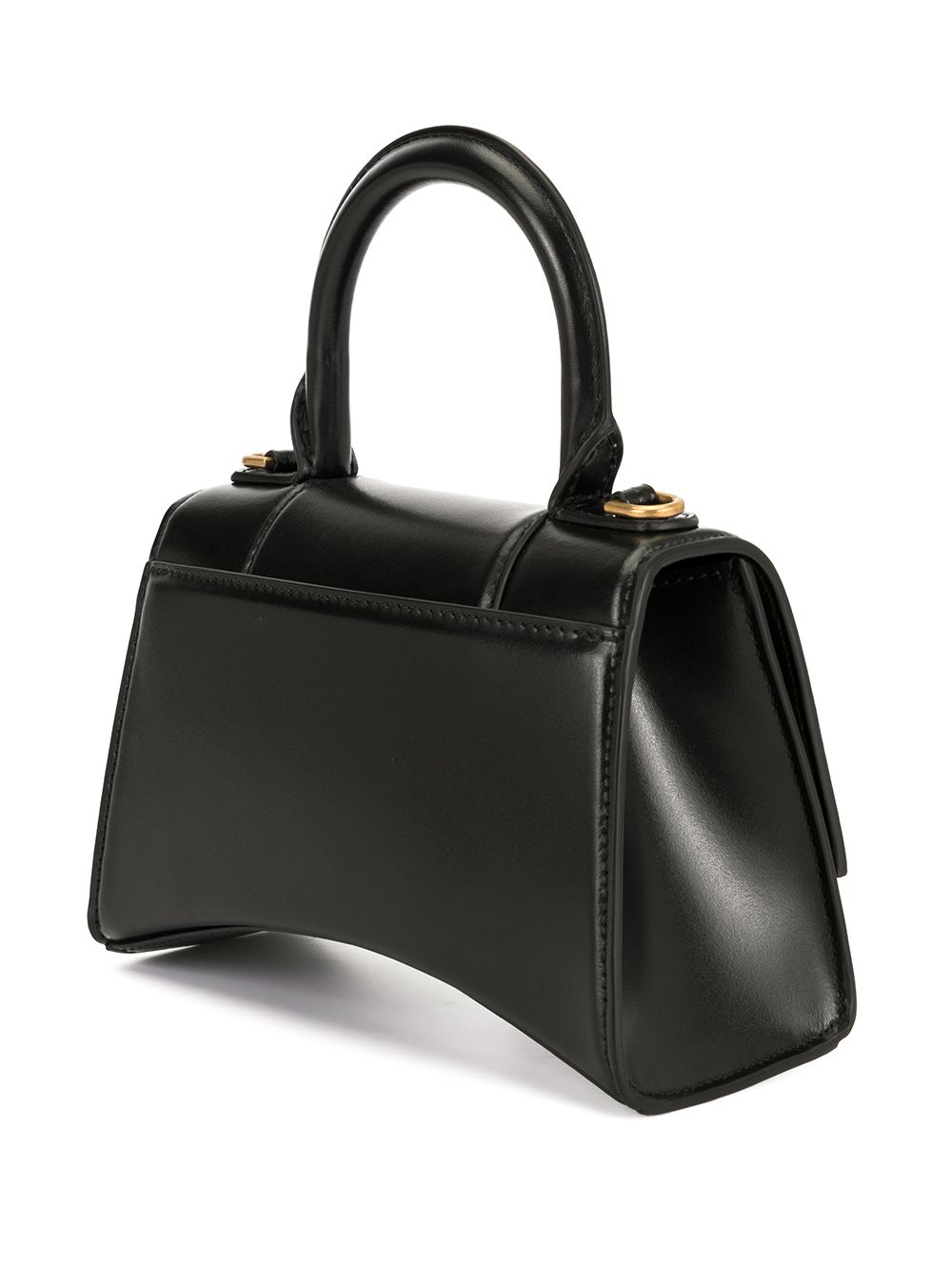 BALENCIAGA Mini Hourglass XS Leather Handbag