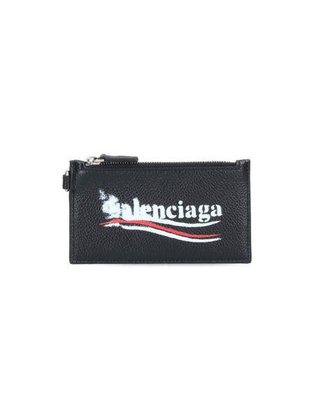 BALENCIAGA Luxurious Mini Leather Key Case