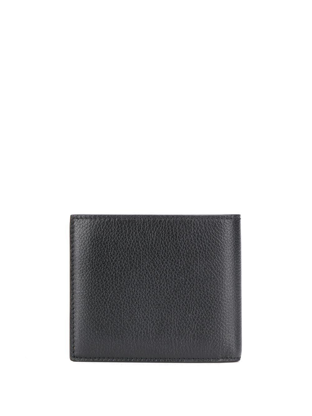 BALENCIAGA Black Square Folded Wallet - Men's Leather Pouch - SS24 Collection