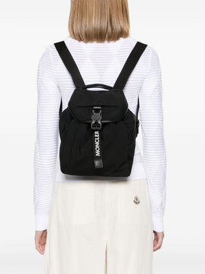 MONCLER Chic Urban Mini Backpack with Leather Accents