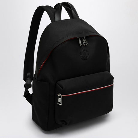 MONCLER Sleek Black Nylon Backpack