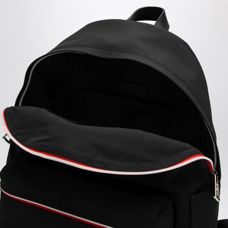 MONCLER Sleek Black Nylon Backpack