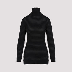 VALENTINO Elegant Viscose Turtle Neck Sweater for Women