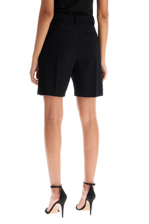 VALENTINO GARAVANI Tailored Bermuda Shorts in Pure Virgin Wool - Size 40