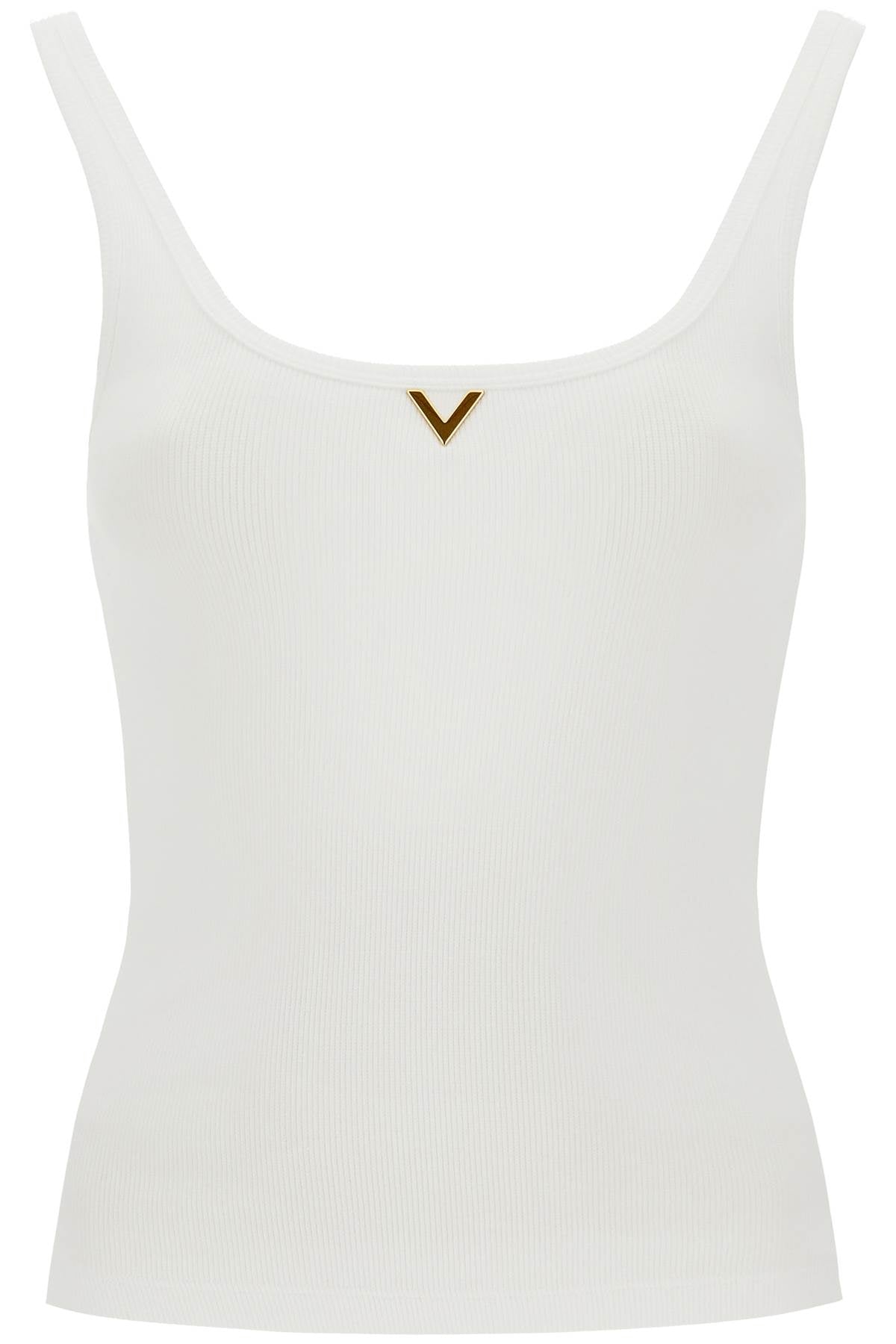 Áo Tank Top Có Gân Cổ V - Ôm Người