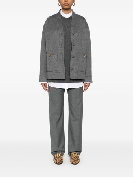 VALENTINO Chic Gray Pants for Women - Perfect for Fall 2024