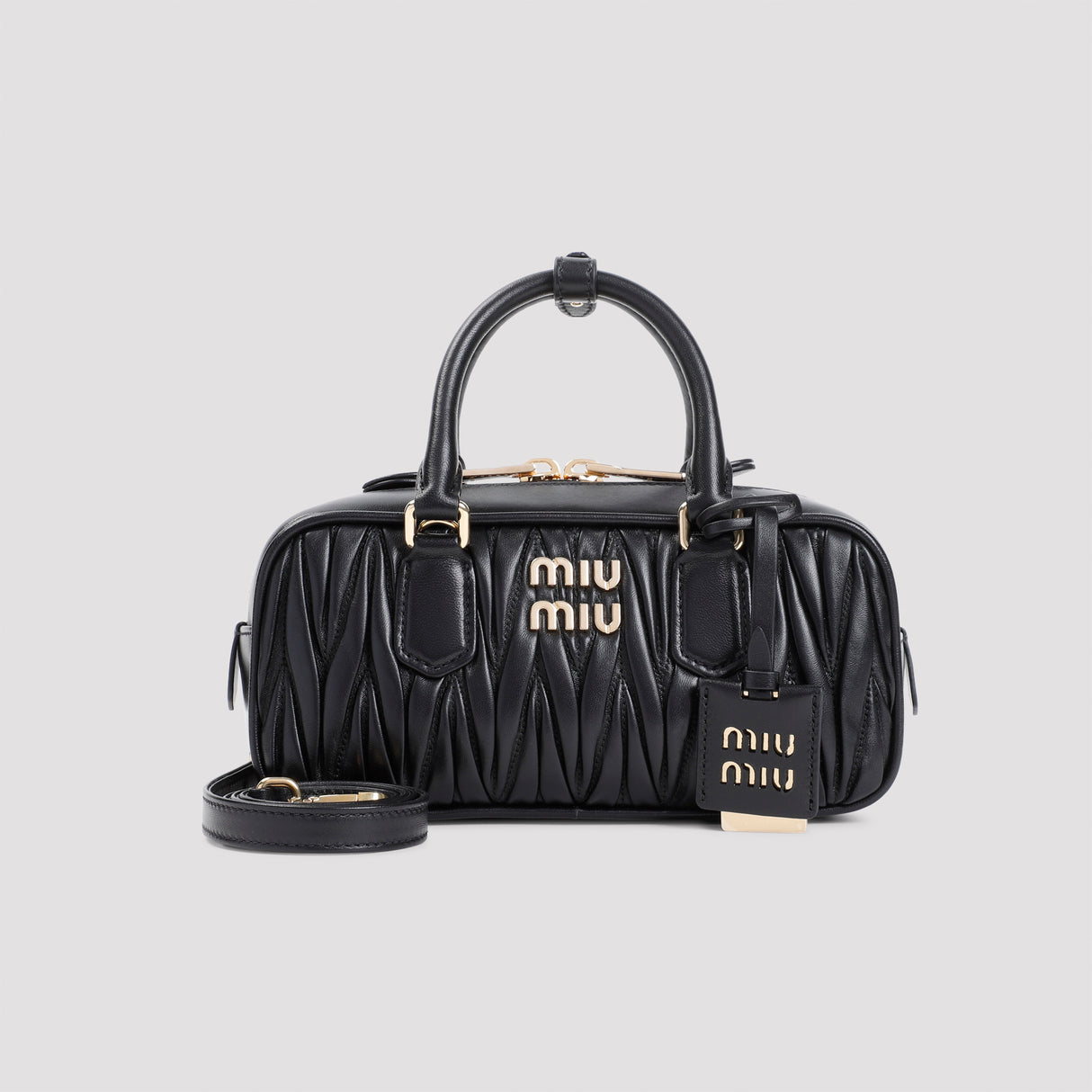 MIU MIU Matelassé Leather Handbag - Mini Size