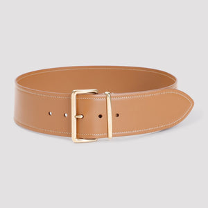 MIU MIU Elegant Calfskin Leather Mini Belt, 6cm Width