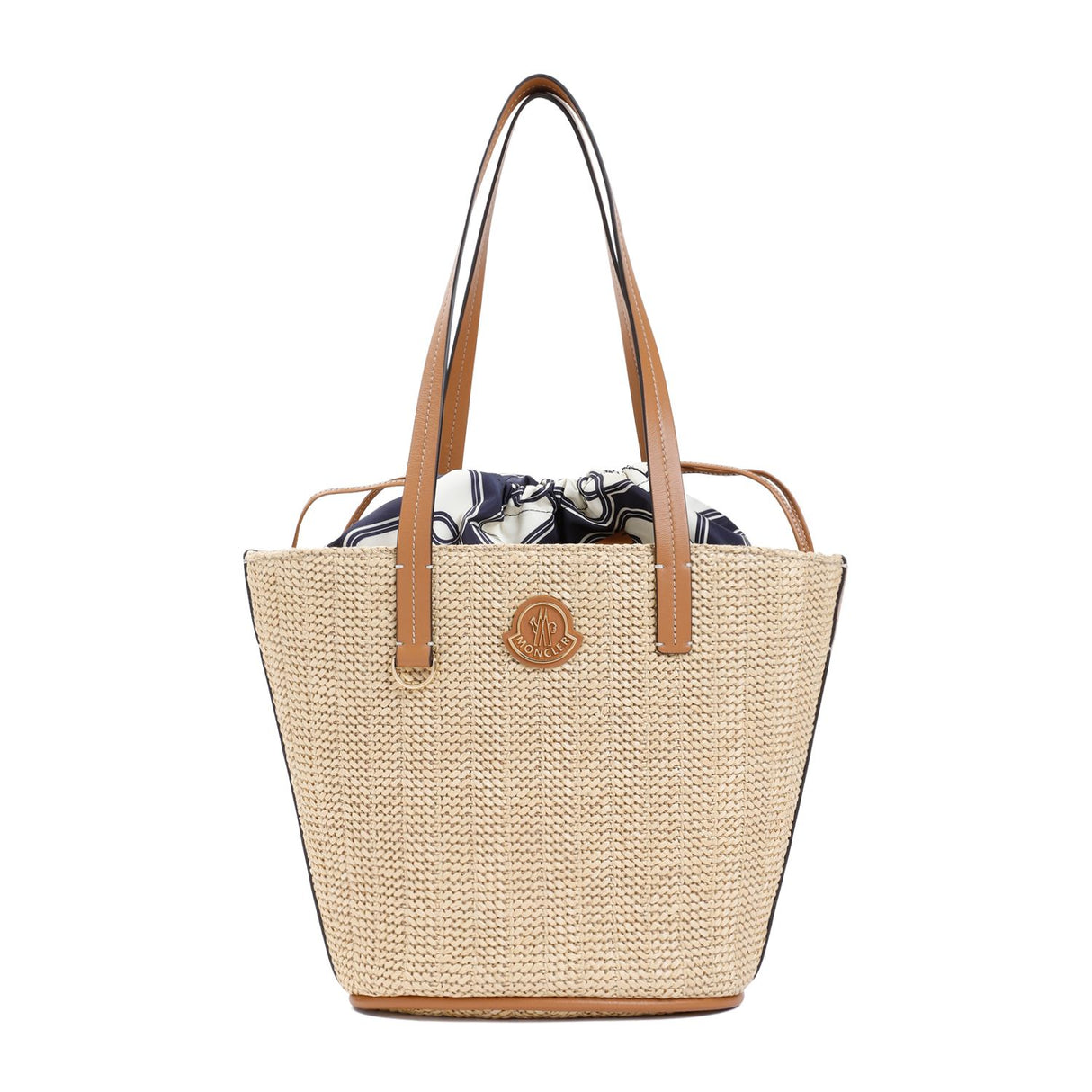 MONCLER Mini Luxe Cotton-Blend Tote Bag for Women - Spring/Summer Collection