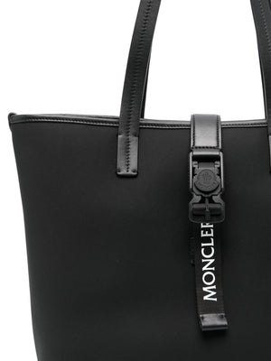 MONCLER Elegant Urban Shopper Handbag with Logo Detail