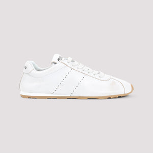 MIU MIU Luxe Leather Sneakers for Women - SS25 Collection