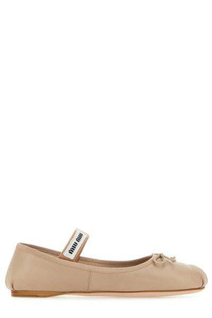 MIU MIU Ninfea Ballarina Flat-Heeled Shoes for Women