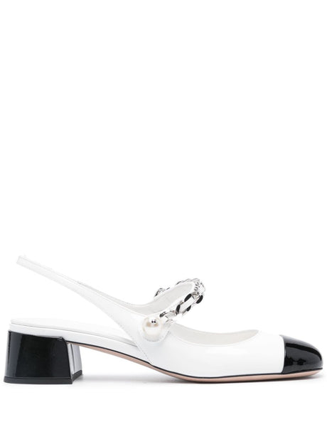 MIU MIU Leather Pumps with 4cm Heel Height