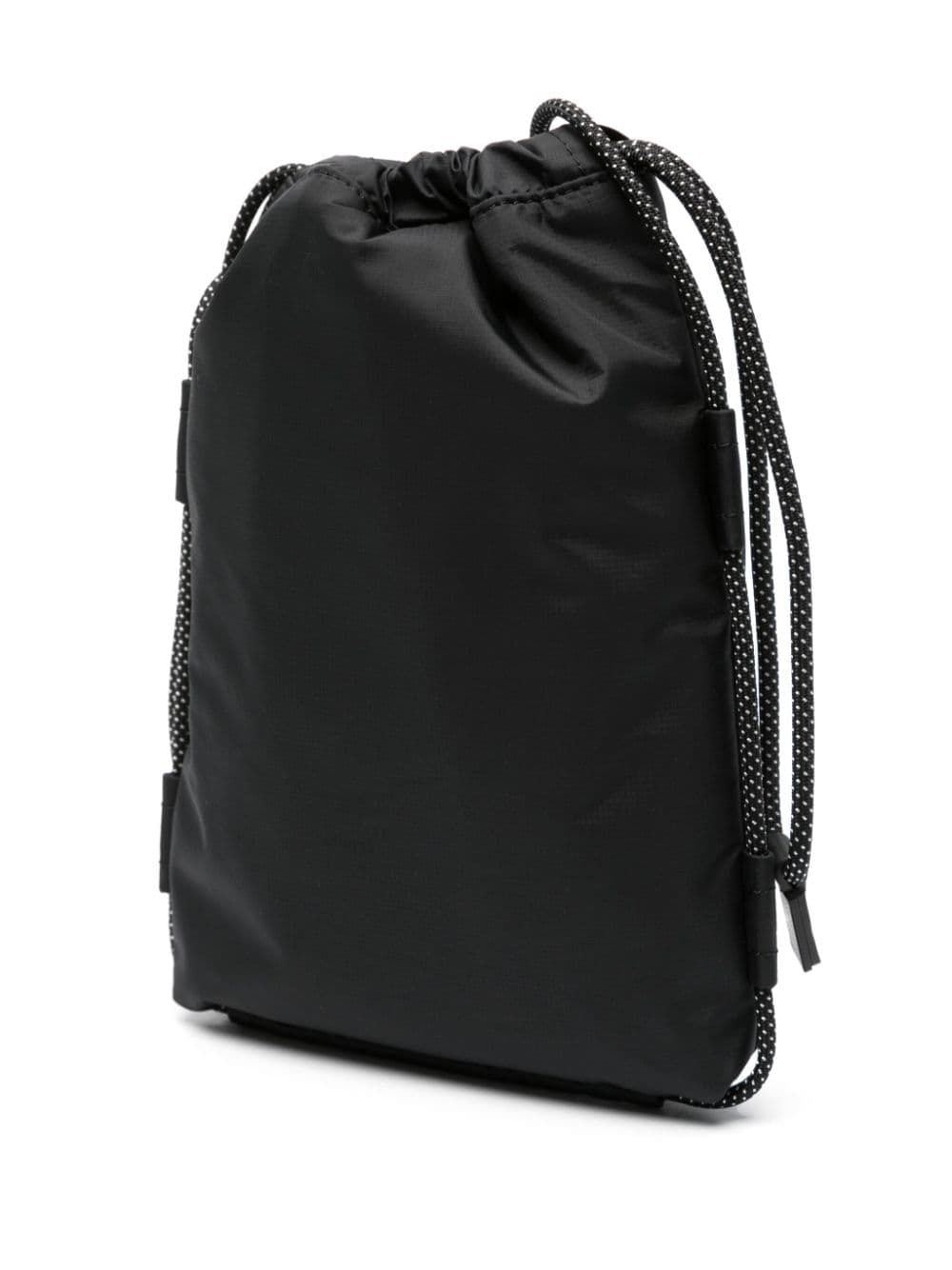 Túi đeo chéo dây đen bằng nylon cho nam giới - Bộ sưu tập SS24