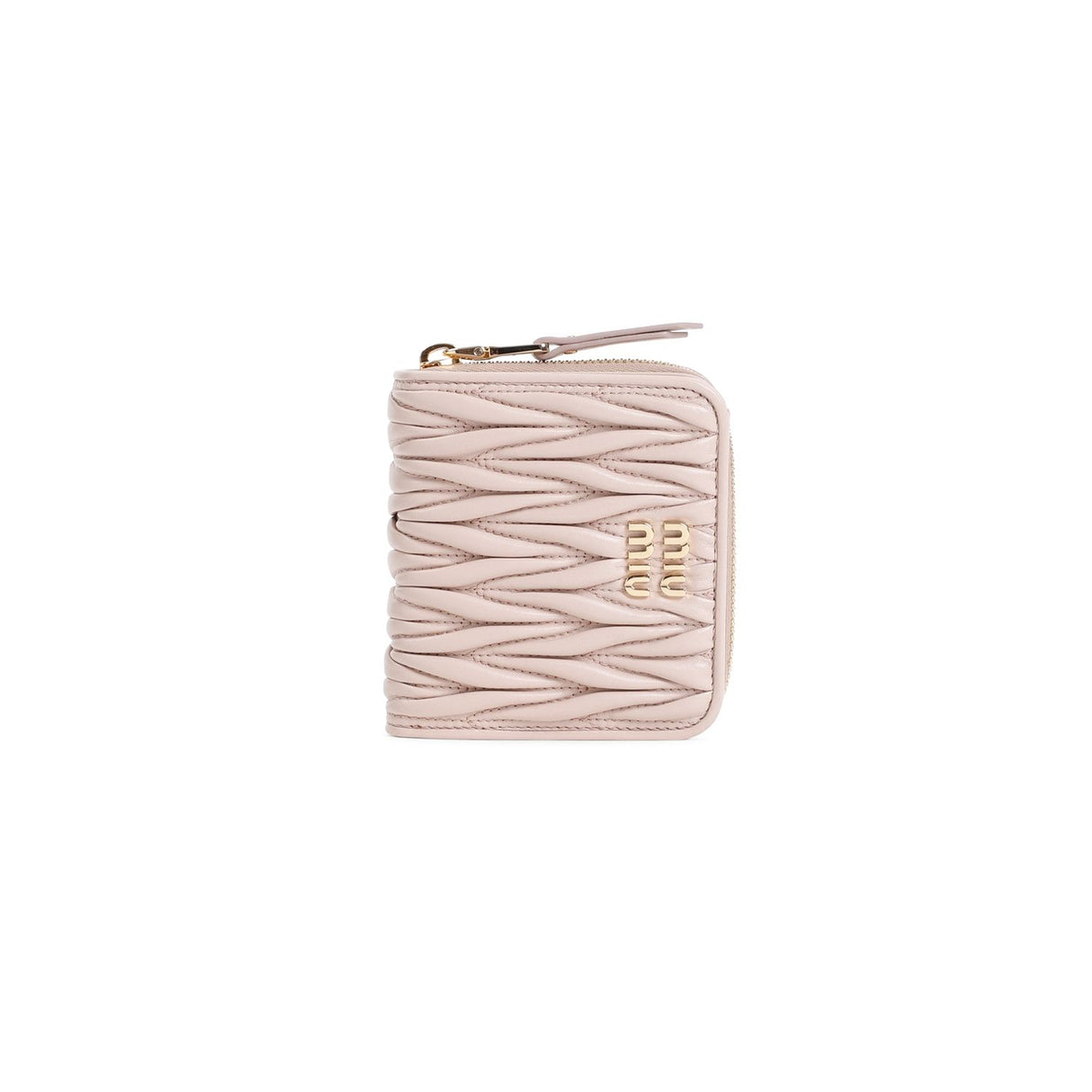 MIU MIU Mini Zip Wallet - Effortless Chic and Versatile