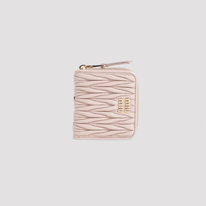 MIU MIU Mini Zip Wallet - Effortless Chic and Versatile