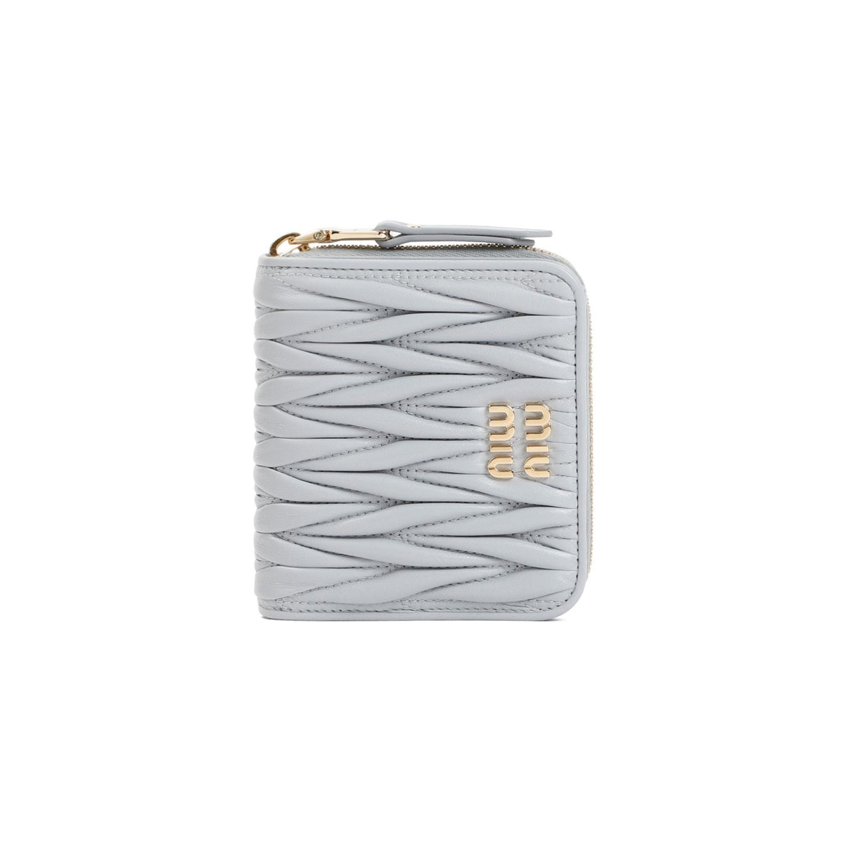 MIU MIU Mini Zip Wallet - Effortless Chic and Versatile