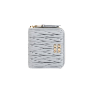 MIU MIU Mini Zip Wallet - Effortless Chic and Versatile