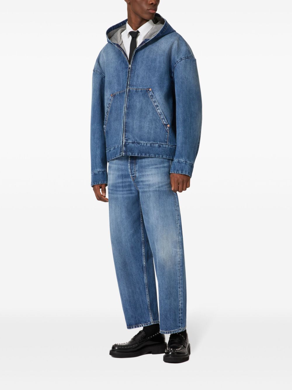 VALENTINO Refined Denim Cotton Jeans