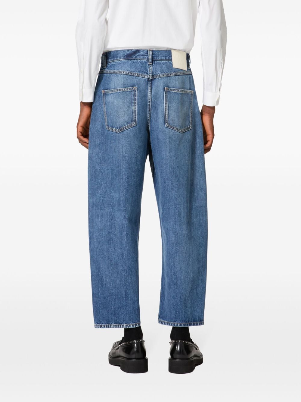 VALENTINO Refined Denim Cotton Jeans