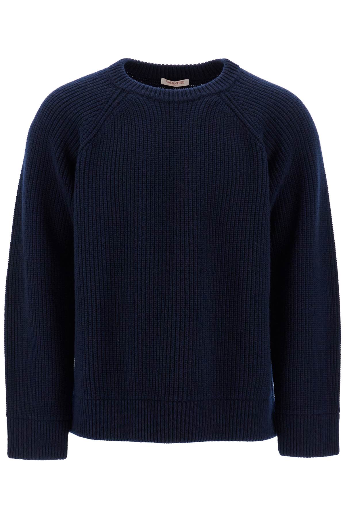 VALENTINO GARAVANI Relaxed Fit Wool Crewneck Pullover - Size L