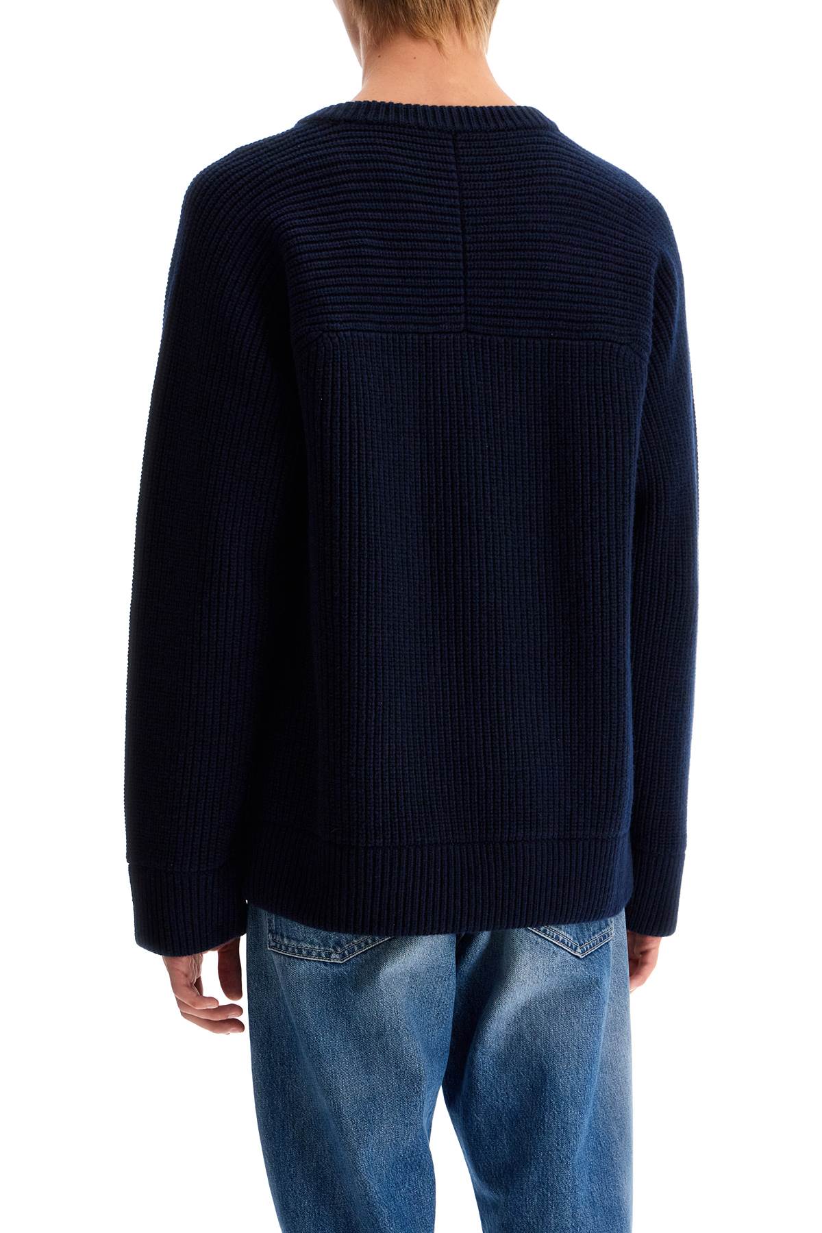 VALENTINO GARAVANI Relaxed Fit Wool Crewneck Pullover - Size L