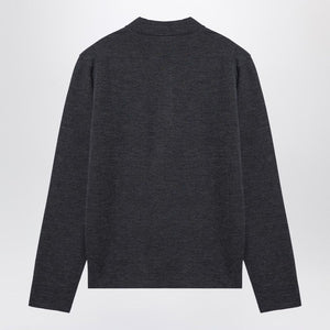 VALENTINO Classic Long-Sleeve Wool Polo Shirt