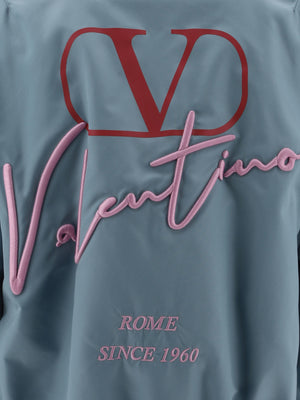 VALENTINO Signature VLogo Print Bommer Jacket