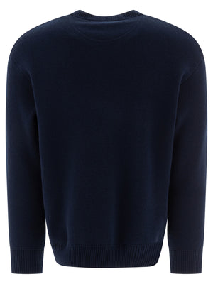 VALENTINO Luxury Blue Wool Sweater