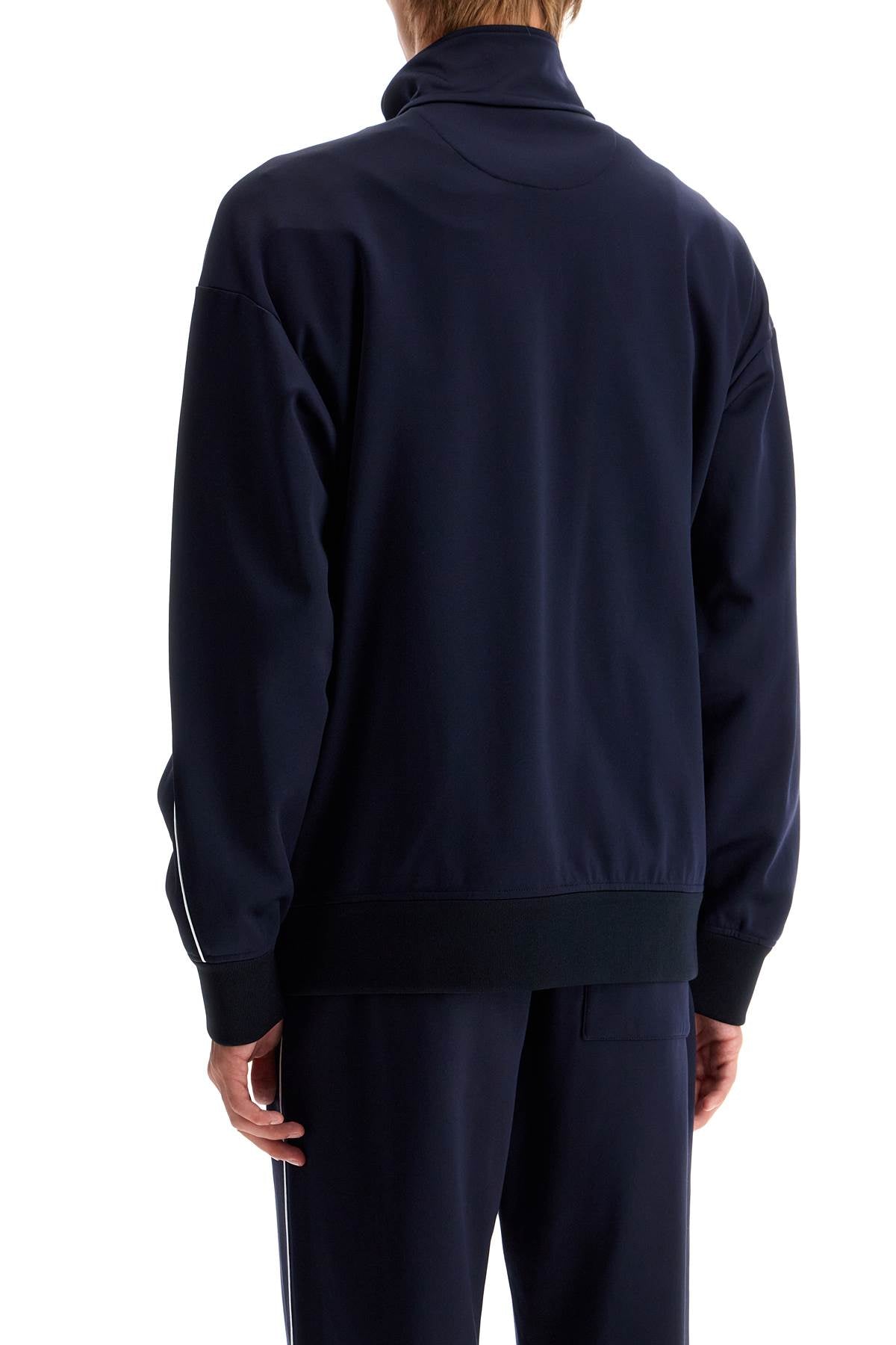 Áo Sweatshirt Thể Thao Chi Tiết V Kim Loại - Phom Rộng