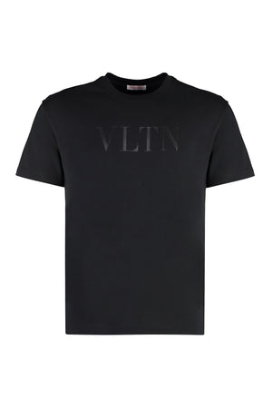 VALENTINO Cotton T-Shirt with Iconic Logo - Size L